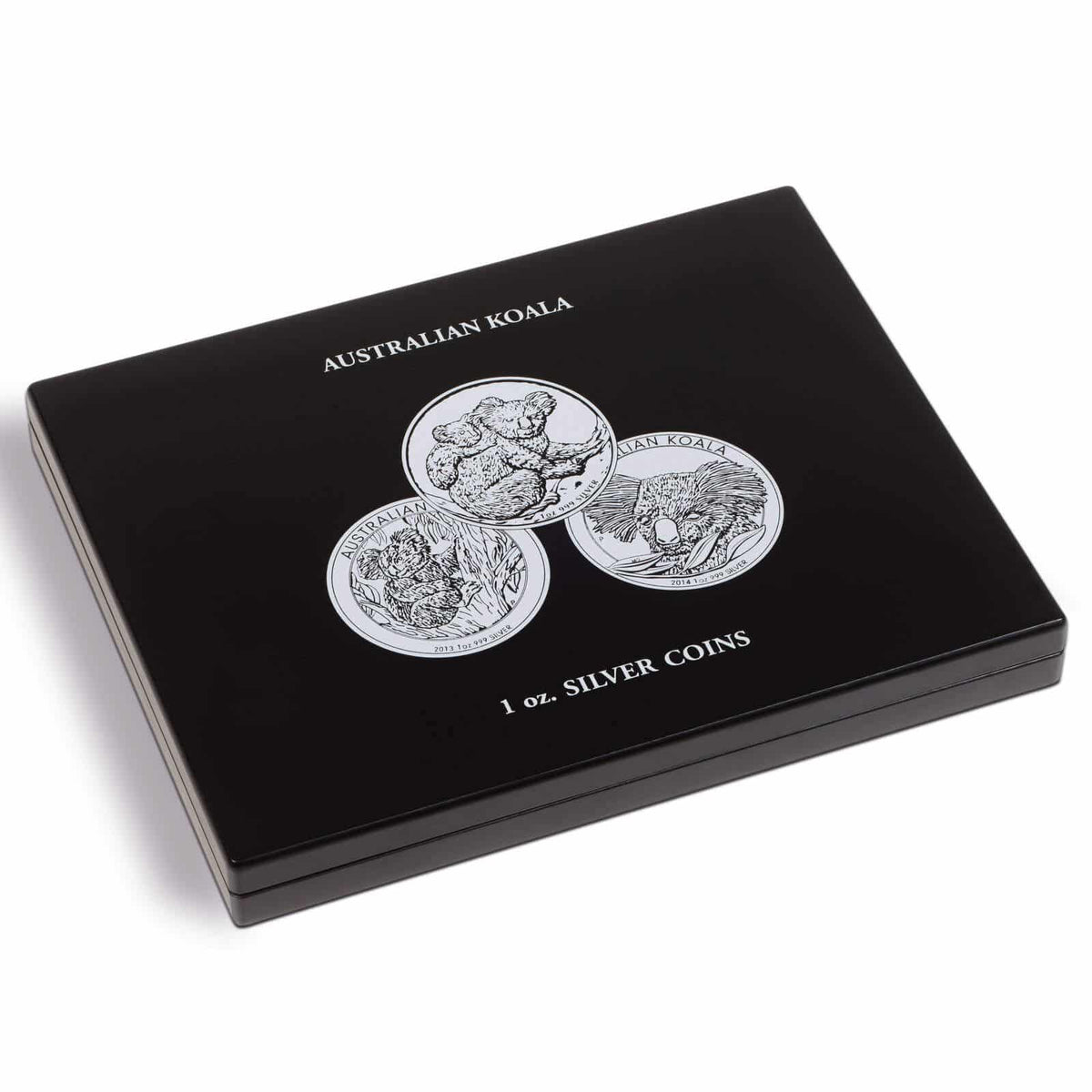 Presentation case for 20 silver Koala coins in capsules, black
