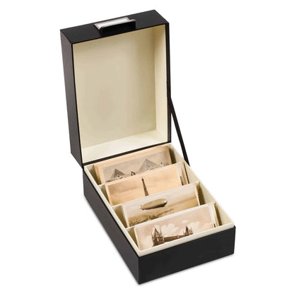Archive box LOGIK C6, inner size 170 x 120mm, black