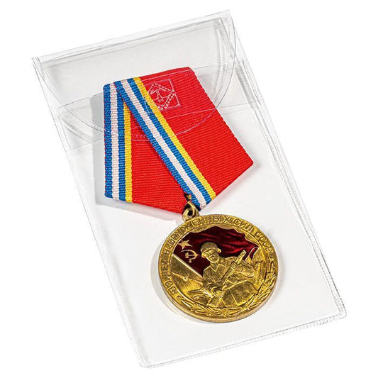 Protective bag for medals, medals and decorations up to 50x100mm, pack of 50