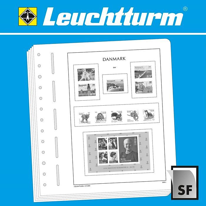 LIGHTHOUSE SF Illustrated album pages Denmark 2020-2022