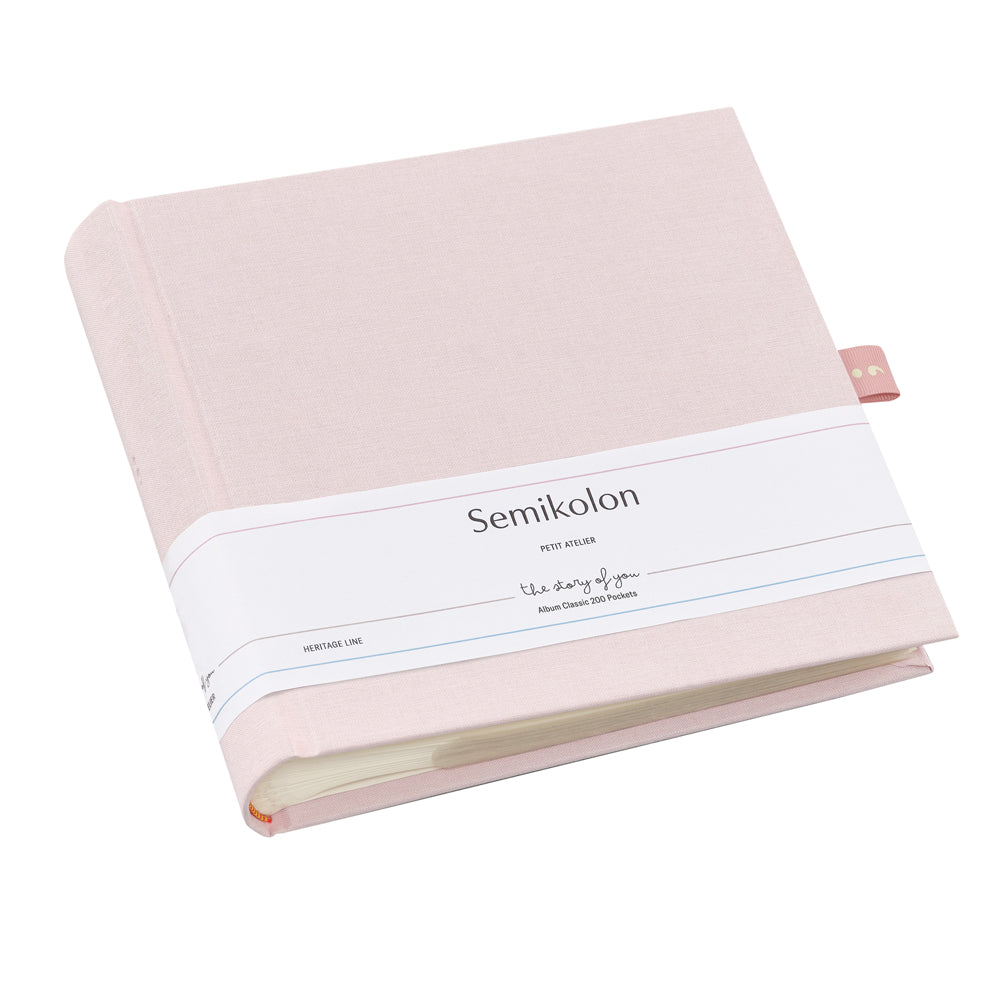 Album Classic, 200 Pockets, Petit Atelier, cotton candy