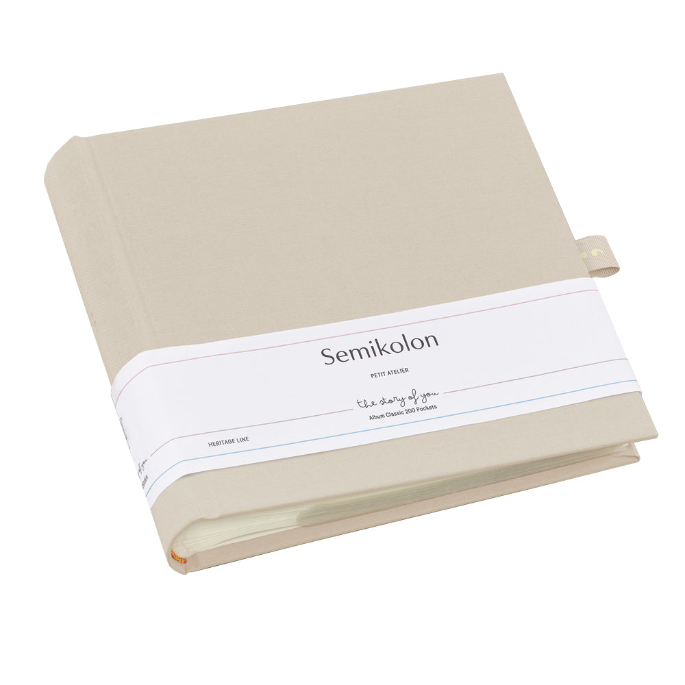 Album Classic, 200 Pockets, Petit Atelier, warm sand