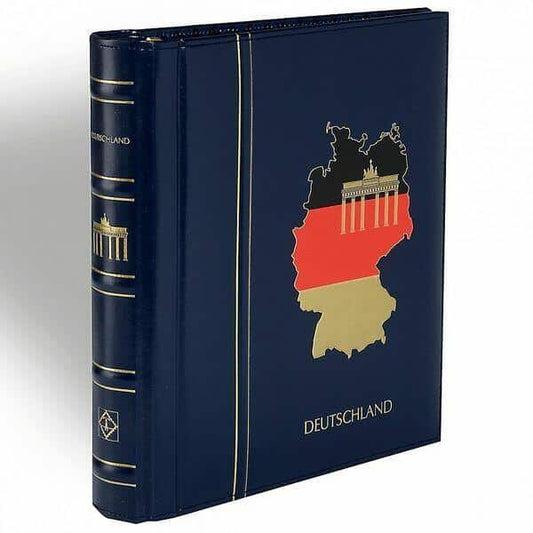 Turn-bar binder PERFECT DP, Classic Design, "Old German States" imprint, includes slipcase, blue