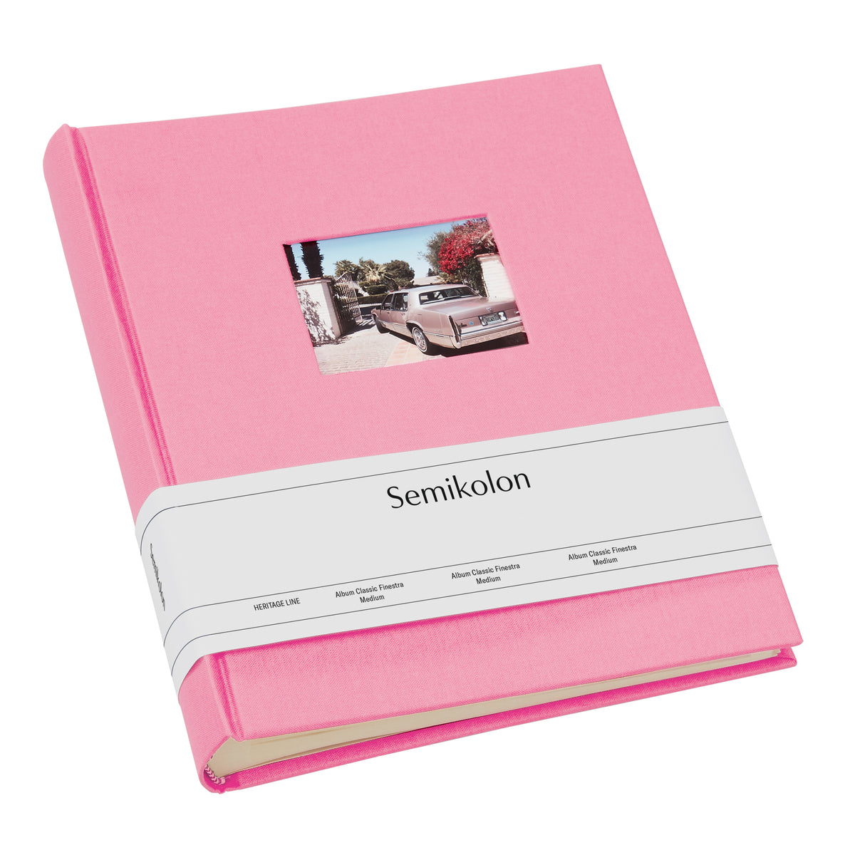 Photo Album, Classic, Finestra, Medium Flamingo