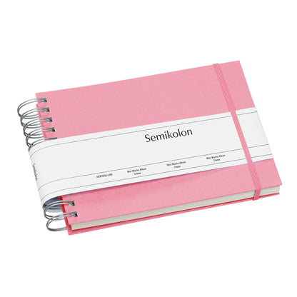 Photo Album, Spiral Bound, Mini Mucho, Cream Pages, Flamingo