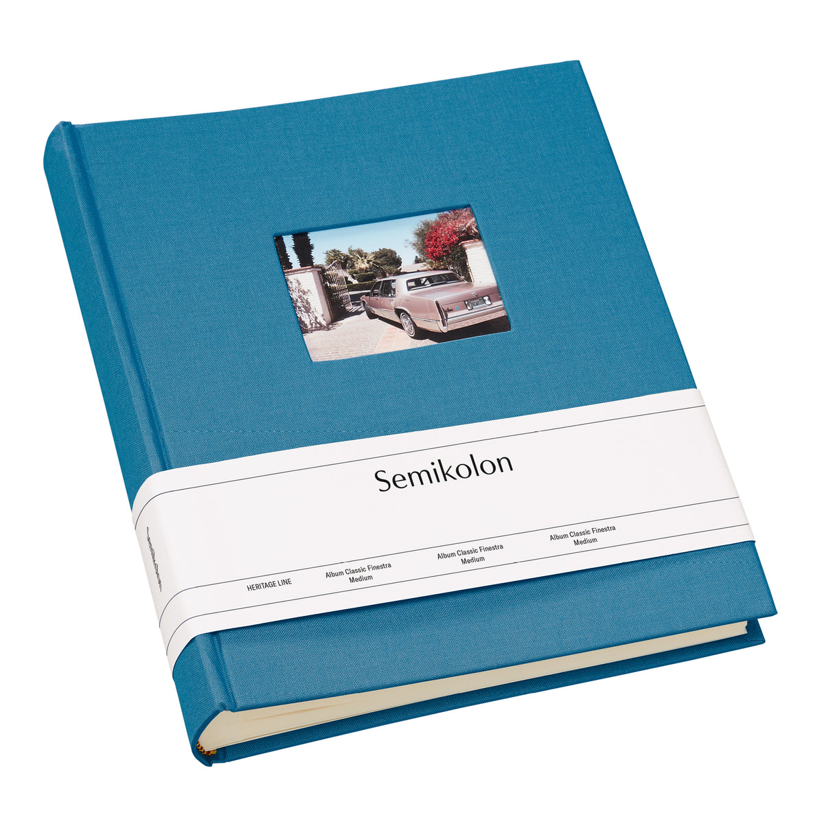 Photo Album, Classic, Finestra, Medium Azzurro