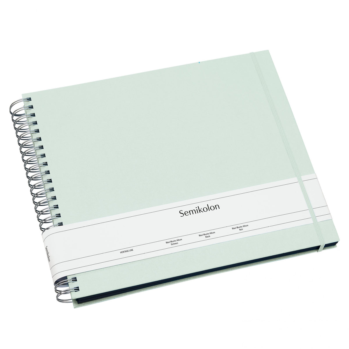 Photo Album, Spiral Bound, Maxi Mucho, Black Pages, Moss