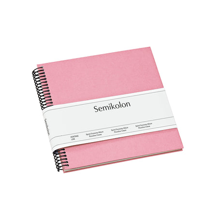 Photo Album, Spiral Bound, Piccolino, Cream Pages, Flamingo
