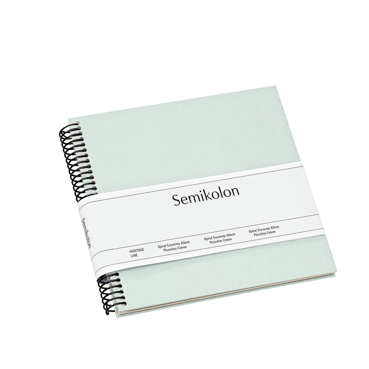 Photo Album, Spiral Bound, Piccolino, Cream Pages, Moss