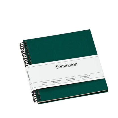 Photo Album, Spiral Bound, Piccolino, Cream Pages, Forest