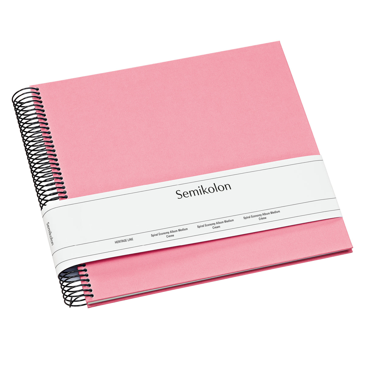 Photo Album, Spiral Bound, Economy, Medium, Cream Pages, Flamingo