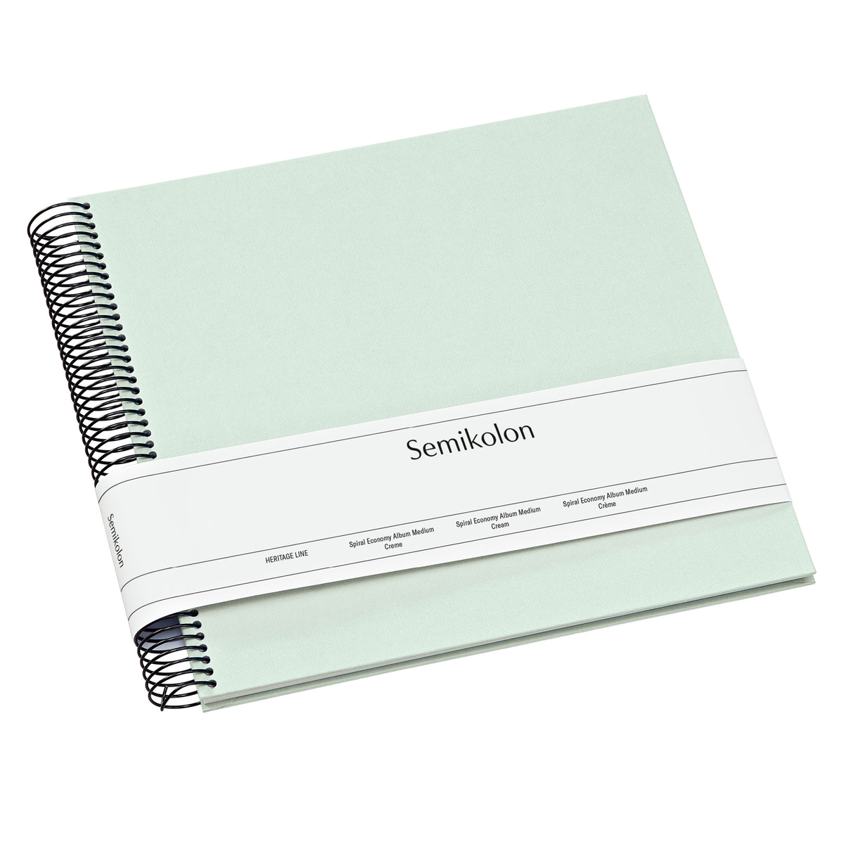 Photo Album, Spiral Bound, Economy, Medium, Cream Pages, Moss