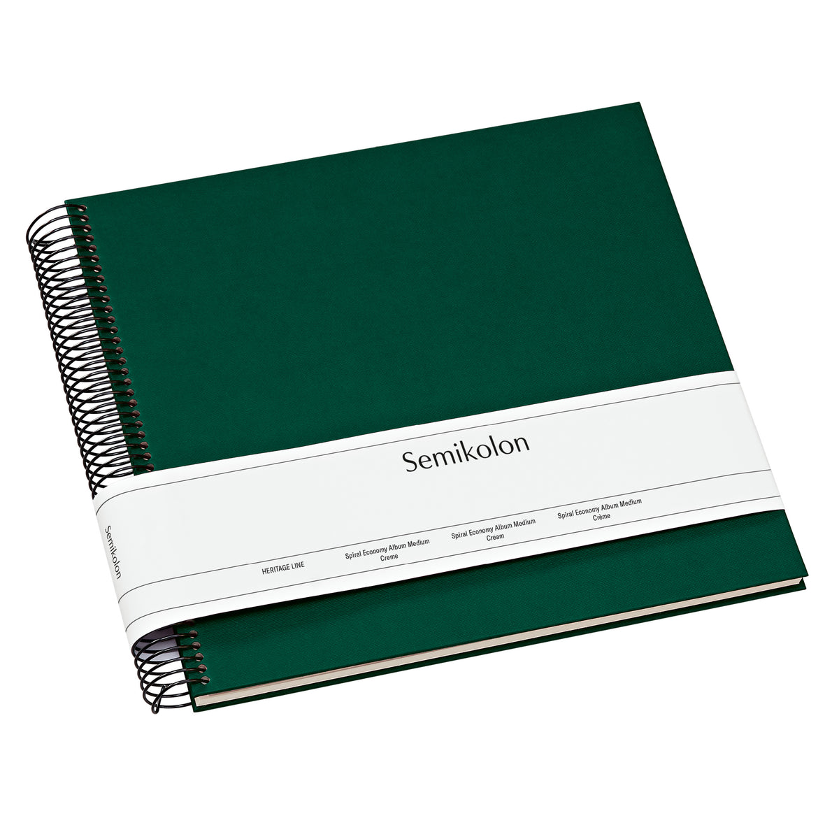 Photo Album, Spiral Bound, Economy, Medium, Cream Pages, Forest