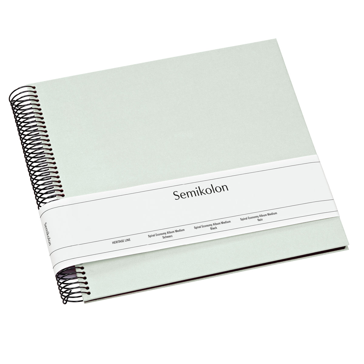 Photo Album, Spiral Bound, Economy, Medium, Black Pages, Moss