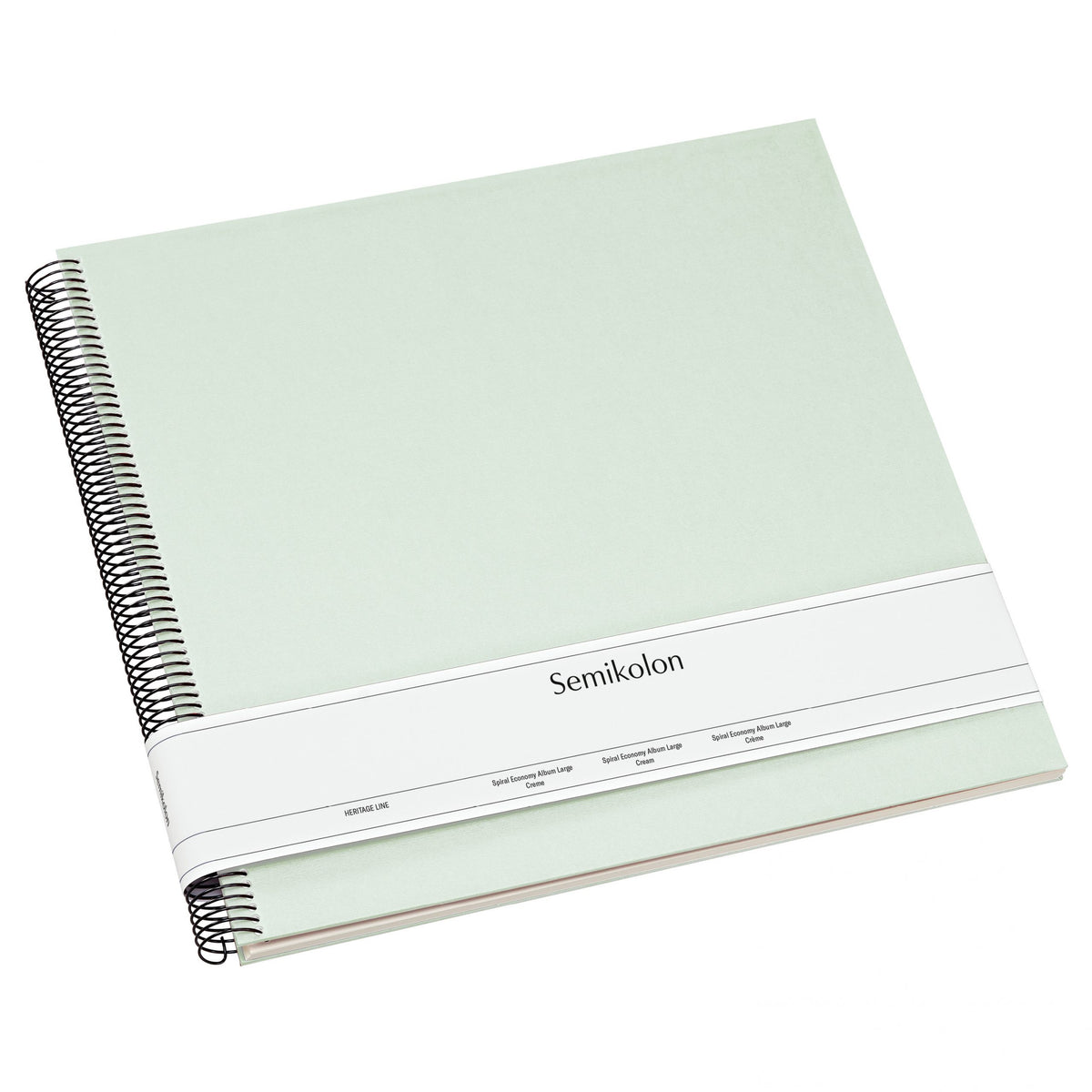 Photo Album, Spiral Bound, Economy, Large, Cream Pages, Moss