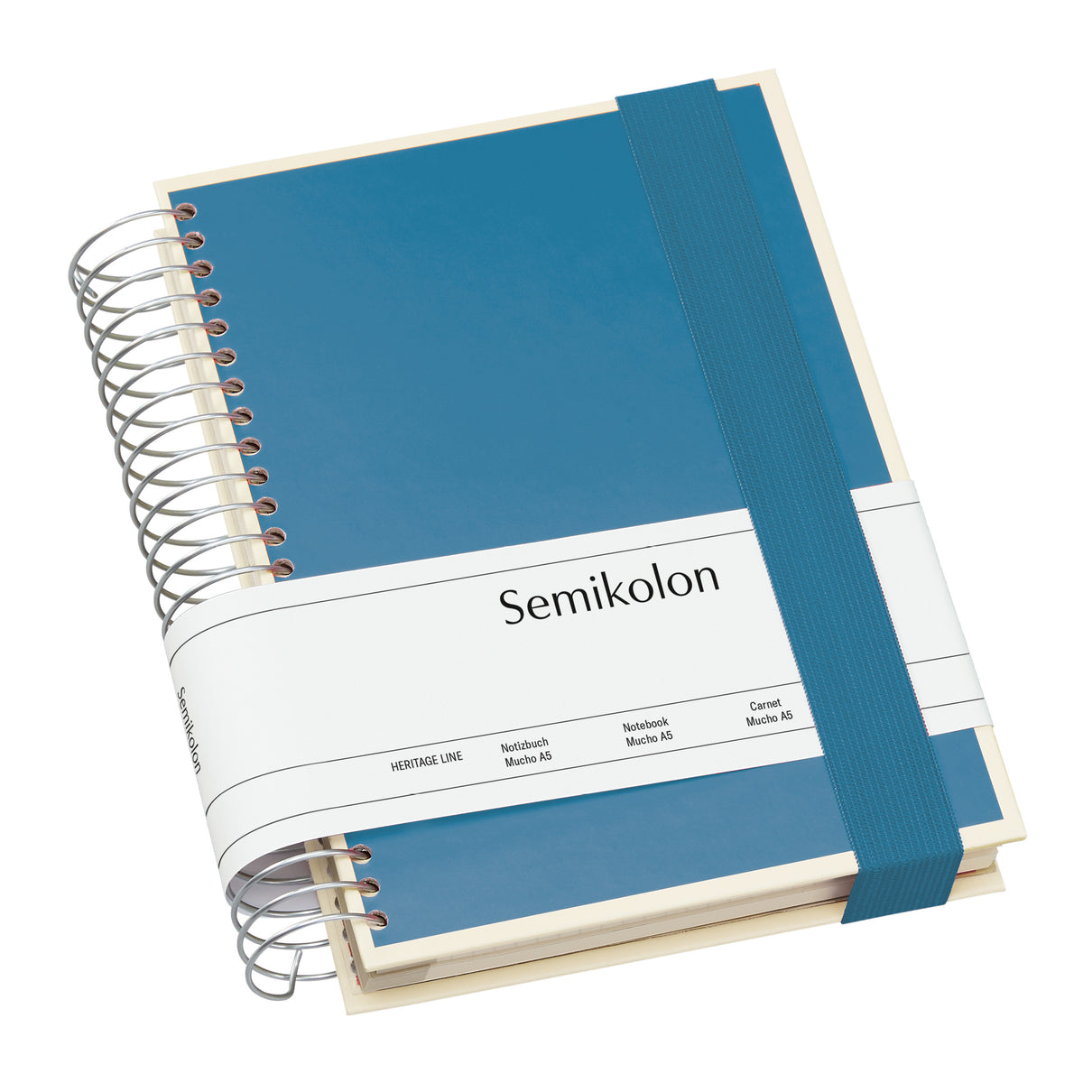 Notebook A5, Mucho Spiral Bound, Azzurro