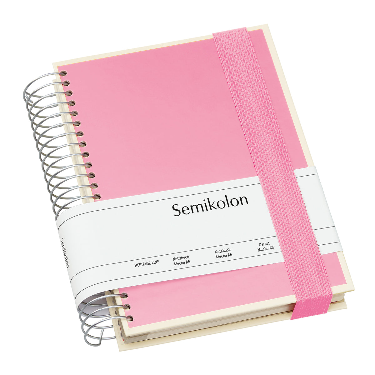 Notebook A5, Mucho Spiral Bound, Flamingo