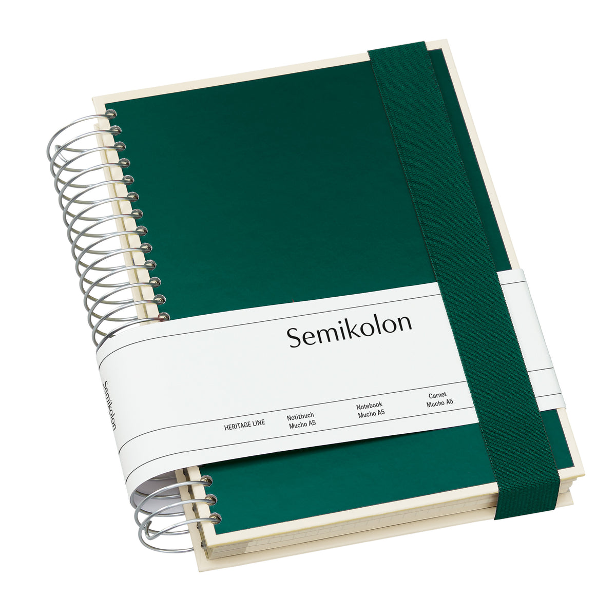 Notebook A5, Mucho Spiral Bound, Forest