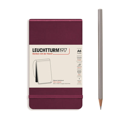Reporter Notepad Pocket, Port Red, Plain
