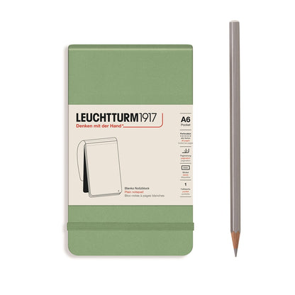 Reporter Notepad Pocket, Sage, Plain