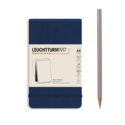 Reporter Notepad Pocket, Navy, Plain