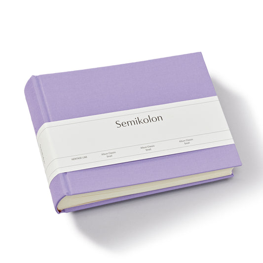 Album Classic Small, lilac silk