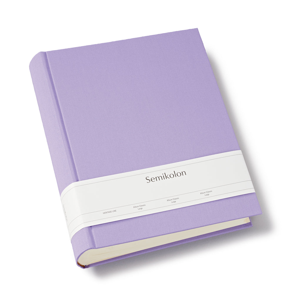 Album Classic Large, lilac silk