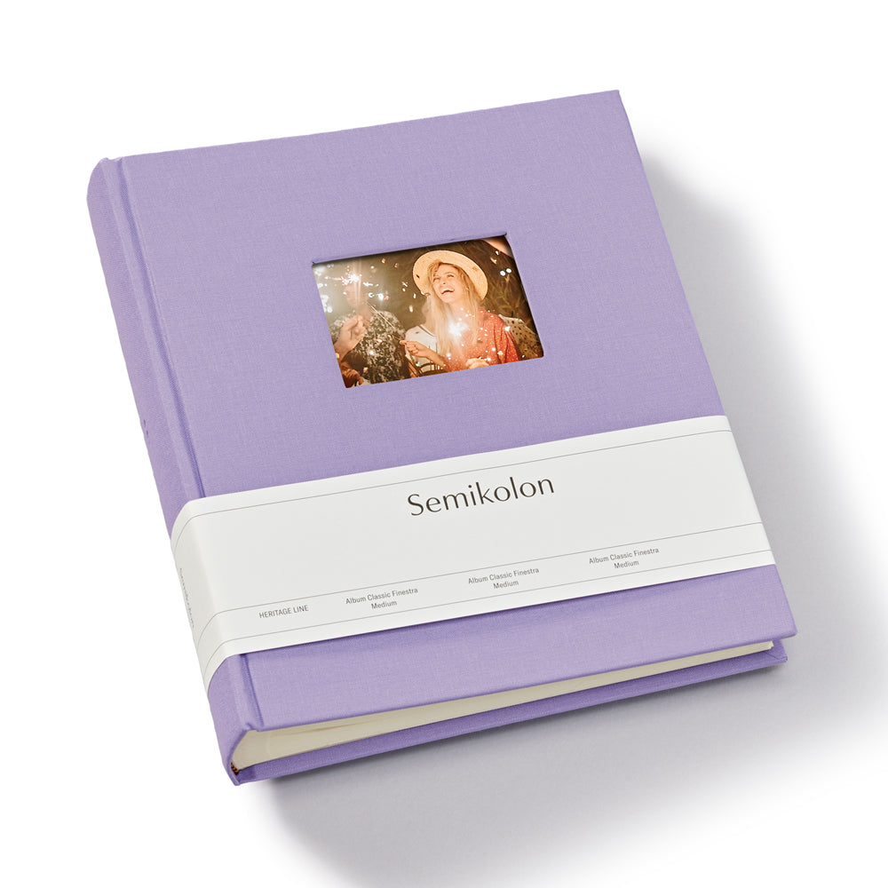 Album Classic Finestra Medium, lilac silk