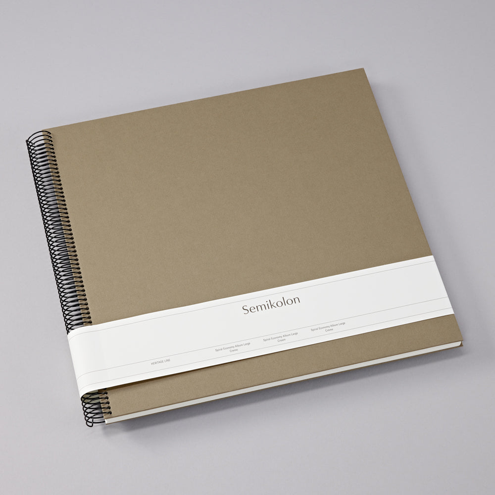 Spiral Photo Album Large | Cream Pages | Fango