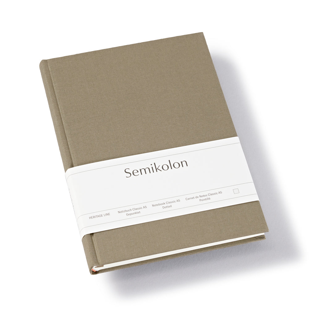 Notebook Classic (A5) dotted, fango