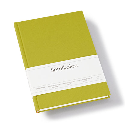 Notebook Classic (A5) dotted, matcha