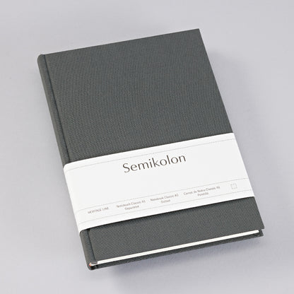 Notebook Classic (A5) dotted, lava stone
