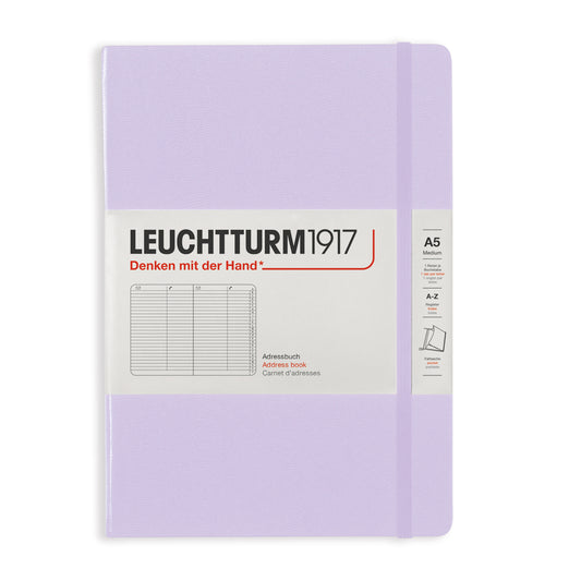 Address book, Medium (A5), Hardcover, Lilac