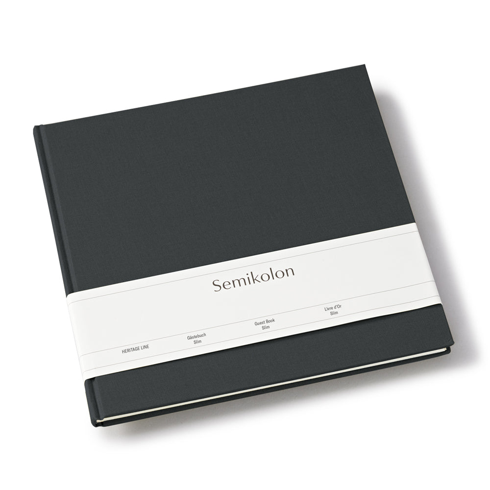 Guest Book Slim | Lava Stone