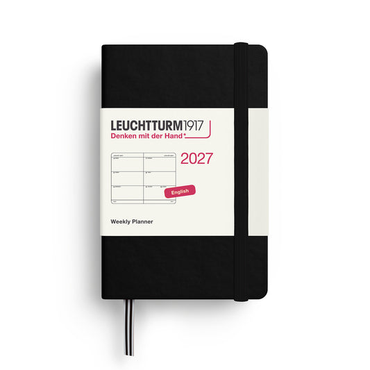 Weekly Planner Mini (A7), Black