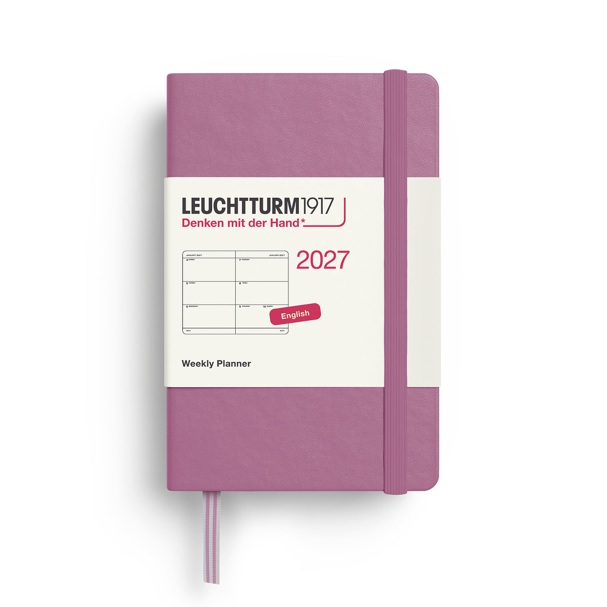 Weekly Planner Mini (A7), Dusty Rose