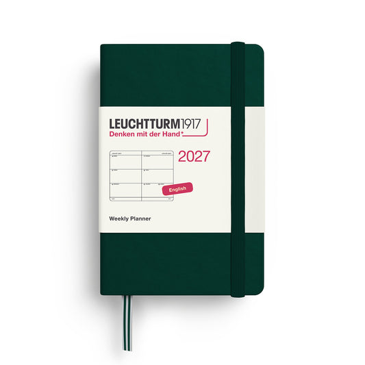 Weekly Planner Mini (A7), Forest Green