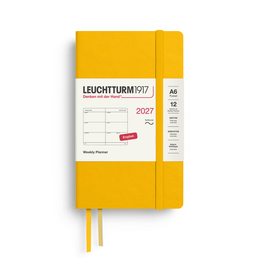 Weekly Planner Pocket (A6), Softcover, Sunflower