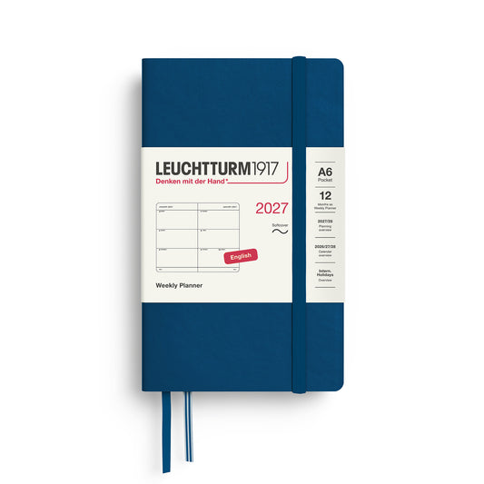Weekly Planner Pocket (A6), Softcover, Indigo
