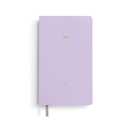 Quarterly Daily Planner Dotted, Pocket (A6), 2027, pack of 4, Shades of Rose, English