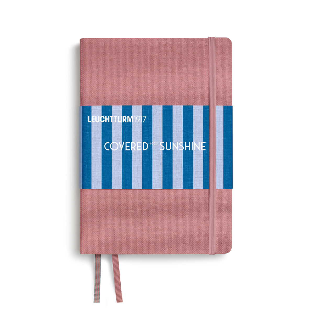 Notebook Hardcover Medium (A5) 251 numbered pages, Covered for Sunshine,Dotted, Beach Rose