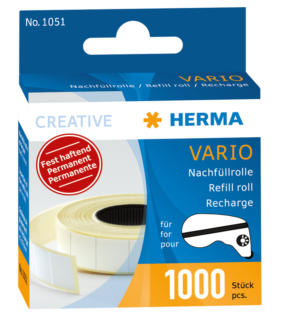 Vario Refill Pack, Permanent, 1000 Paper Stickers