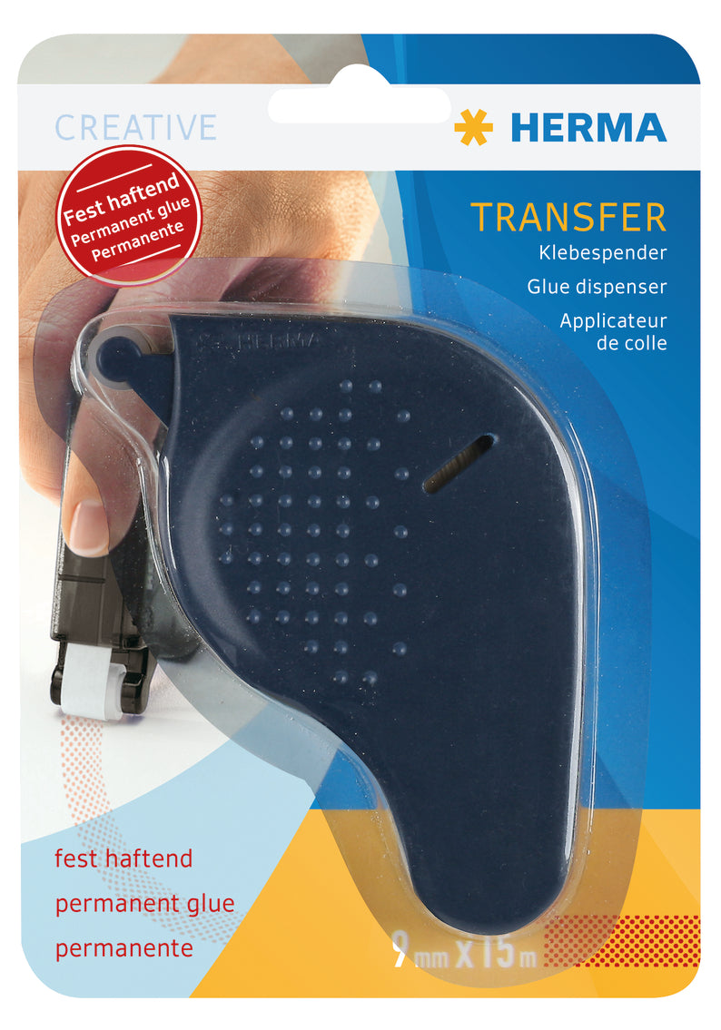 Glue Dispenser Transfer, Permanent, Blue, 15m