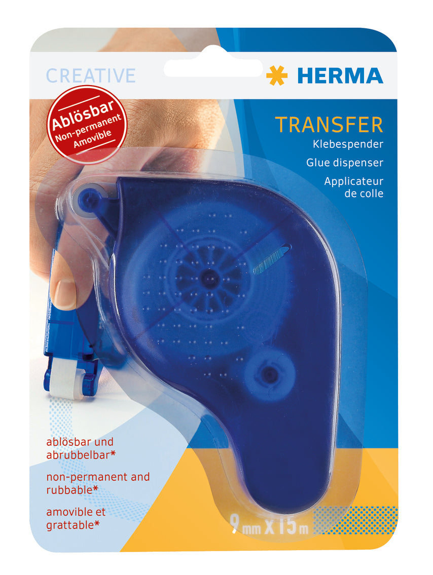 Glue Dispenser Transfer, Removable, Blue, 15m