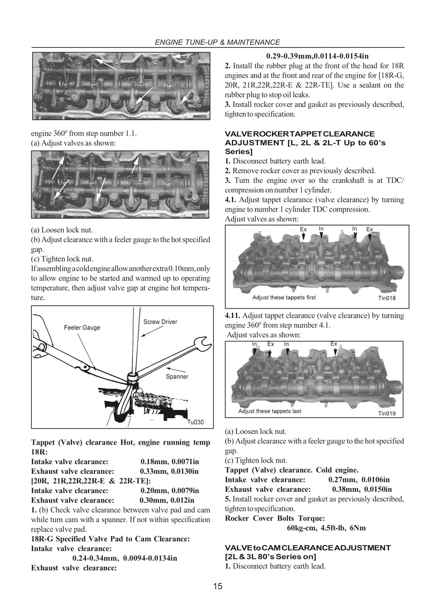 Toyota Hi-Lux and 4Runner Repair Manual 72-97