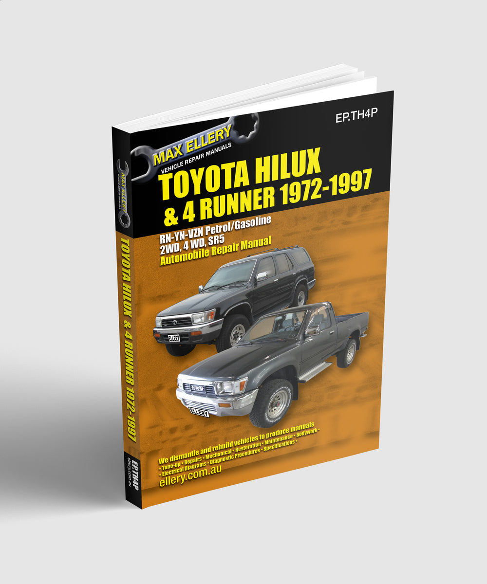 Toyota Hi-Lux and 4Runner Repair Manual 72-97