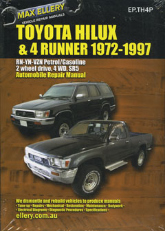 Toyota Hi-Lux and 4Runner Repair Manual 72-97