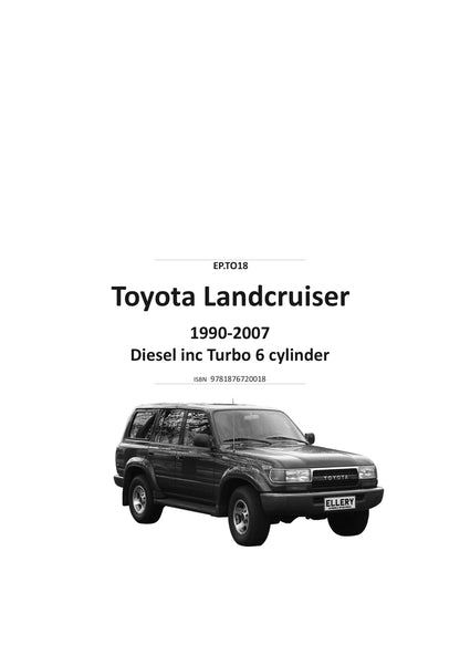 Toyota Landcruiser Repair Manual 1990 to 2007