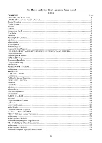 Toyota Landcruiser Repair Manual 1990 to 2007