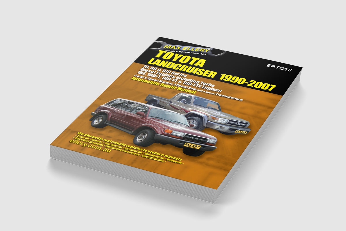 Toyota Landcruiser Repair Manual 1990 to 2007